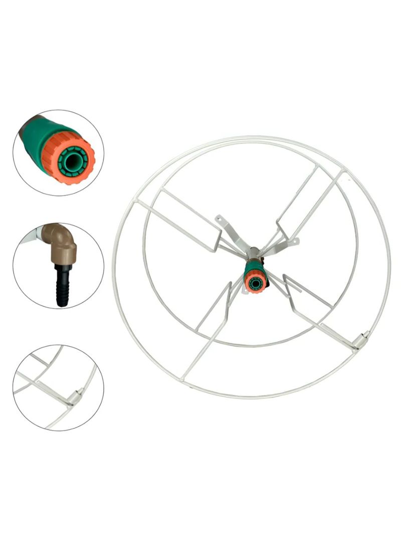 Enrolador de Mangueira com Engate Rapido para Jardim