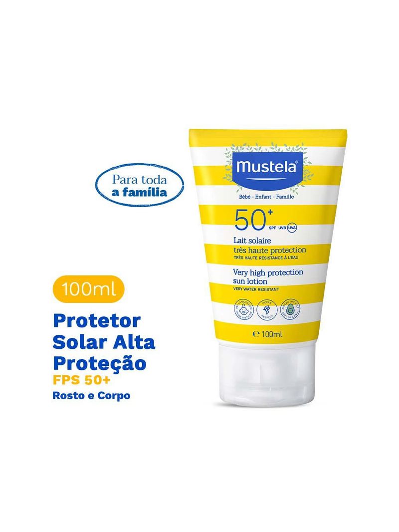 Protetor solar infantil mustela