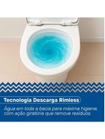 Vaso Sanitário Monobloco Porcê Abstratus Privada Com Assento Branco (PVS42MBSFA-BR)