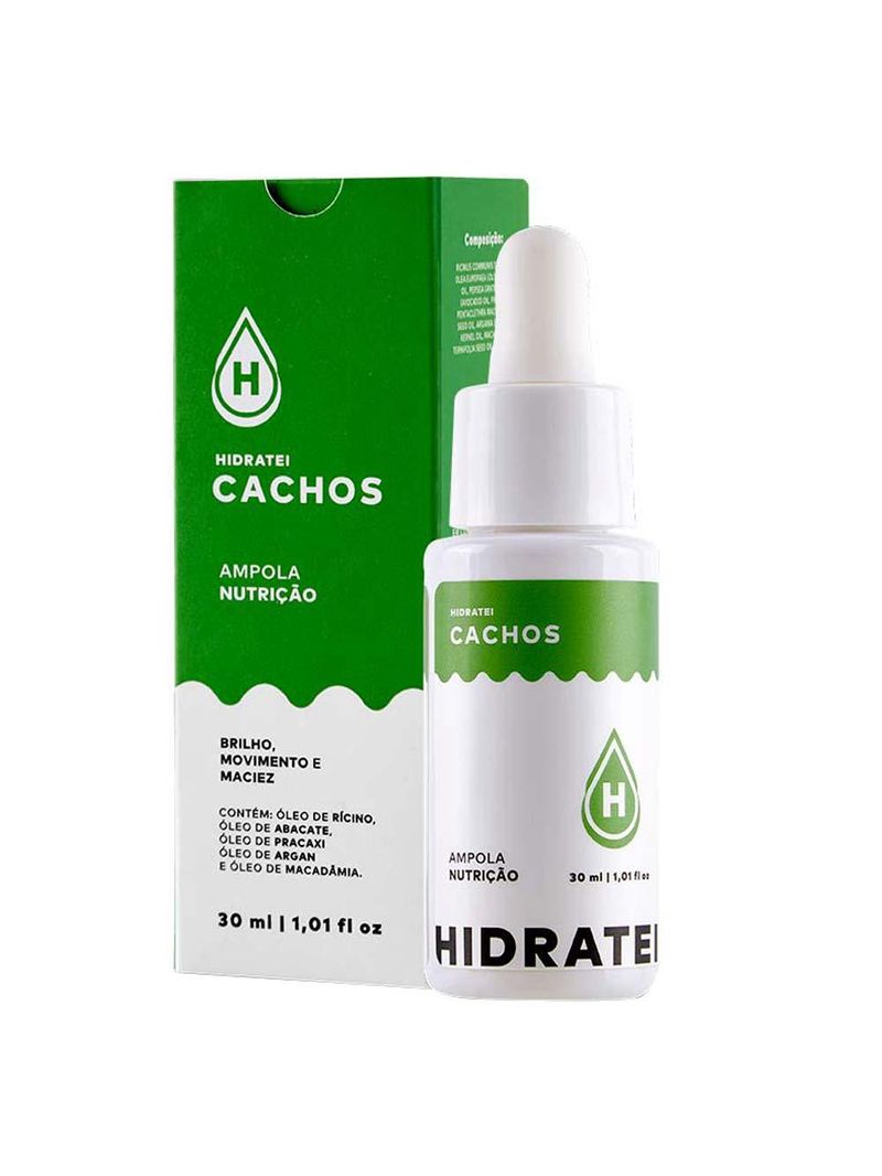 Booster nutrição hidratei cachos