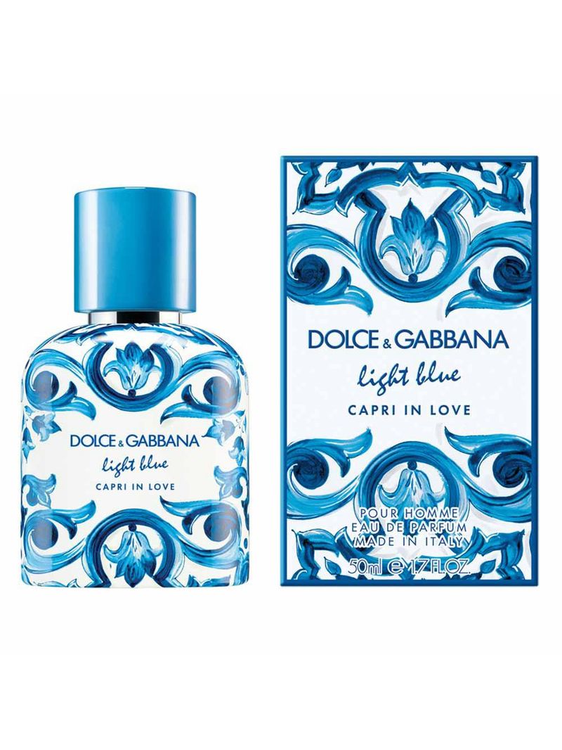 Perfume light blue capri in love male dolce&gabbana masculino eau de parfum
