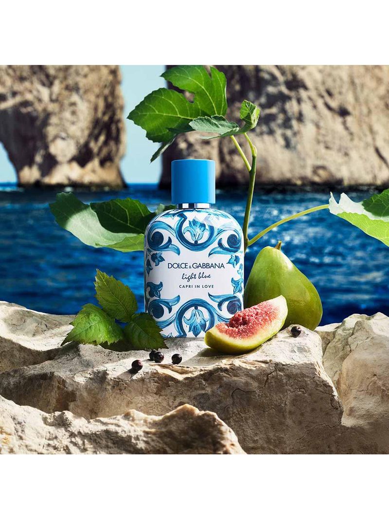 Perfume light blue capri in love male dolce&gabbana masculino eau de parfum