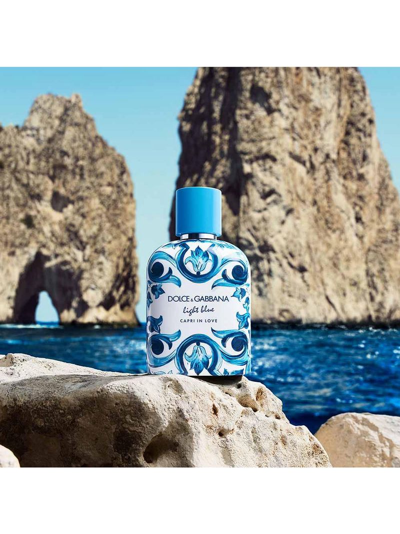 Perfume light blue capri in love male dolce&gabbana masculino eau de parfum
