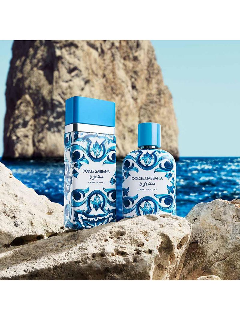 Perfume light blue capri in love male dolce&gabbana masculino eau de parfum