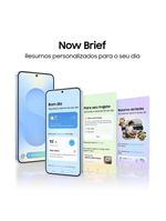 Smartphone samsung galaxy s25 5g azul 256gb, tela de 62", 12gb ram, ai inteligência artificial, ip68, processador snapdragon 8 elite e câmera tripla