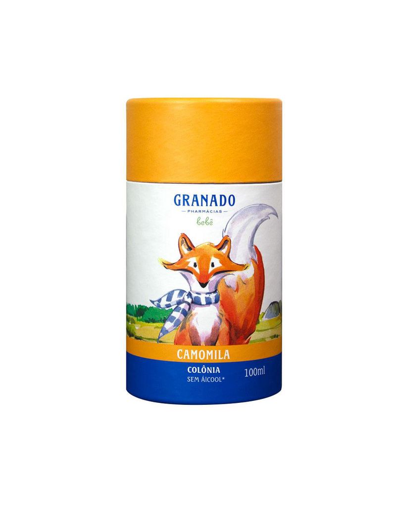 Bebê camomila granado perfume infantil - colônia