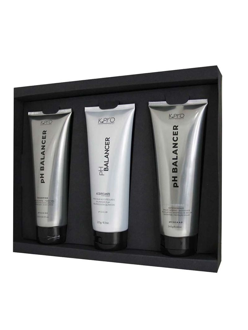Kpro ph balancer kit – shampoo + condicionador + acidificante