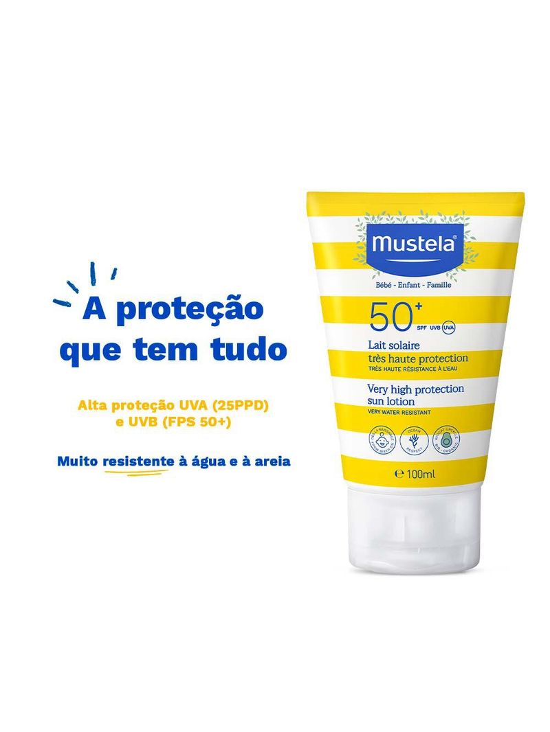 Protetor solar infantil mustela