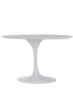 Base De Mesa De Jantar Saarinen Oval Para Tampo De 180x100 Cm Branca