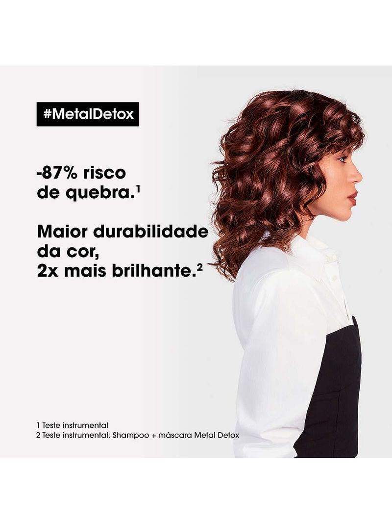 Máscara capilar l’oréal professionnel metal detox