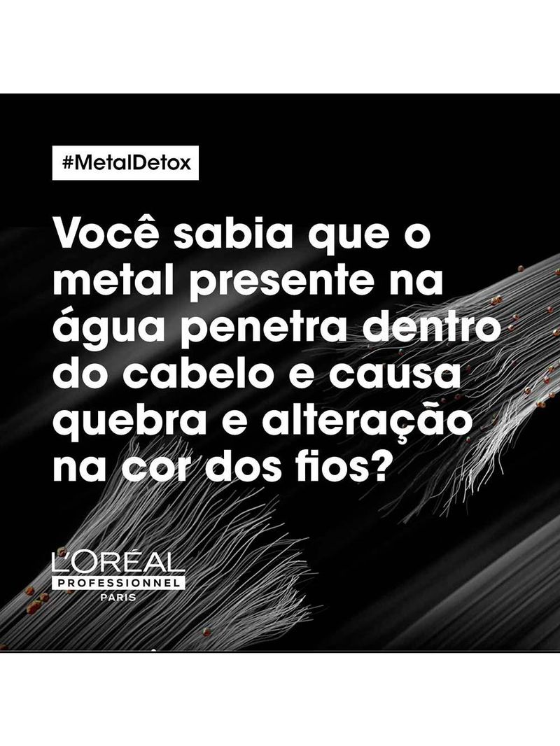 Máscara capilar l’oréal professionnel metal detox