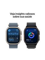 Apple watch ultra 3 gps+ cellular 49mm pulseira loop alpina g azul-clara