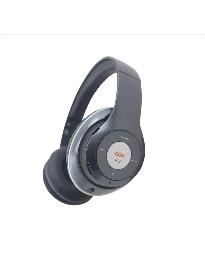 Fone de ouvido bluetooth oex balance hs301 - cinza