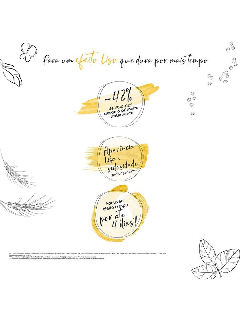 Yellow liss - máscara condicionadora