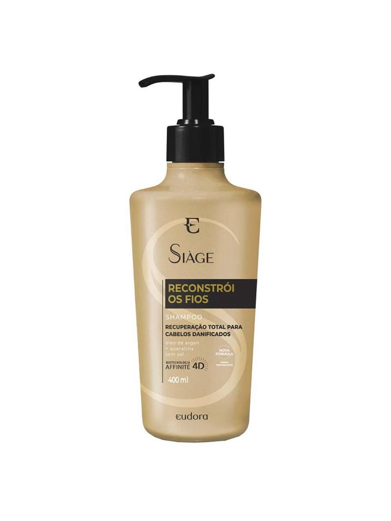 Eudora siàge reconstrói os fios shampoo
