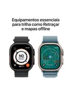 Apple watch ultra 3 gps+ cellular 49mm pulseira loop alpina g azul-clara