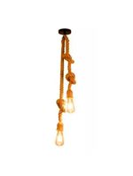Luminária Suspensa Vintage Luzes Suspensas Rústicas Soquete De Teto Para Viver Luminária Rústica
