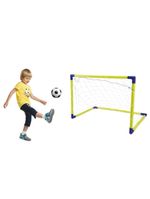 Go play kit futebol com bola trave de gol e bomba indicado para +3 anos multikids - br952