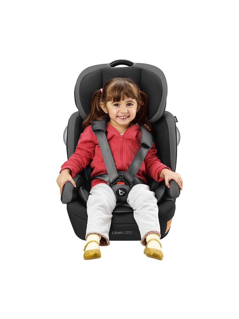 Cadeira para auto 9-36 kg isofix safemax fix 20 cinza litet - bb460