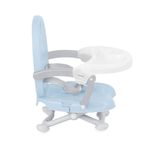 Cadeira de alimentação para bebê multikids até 15kg elevatória azul - bb107