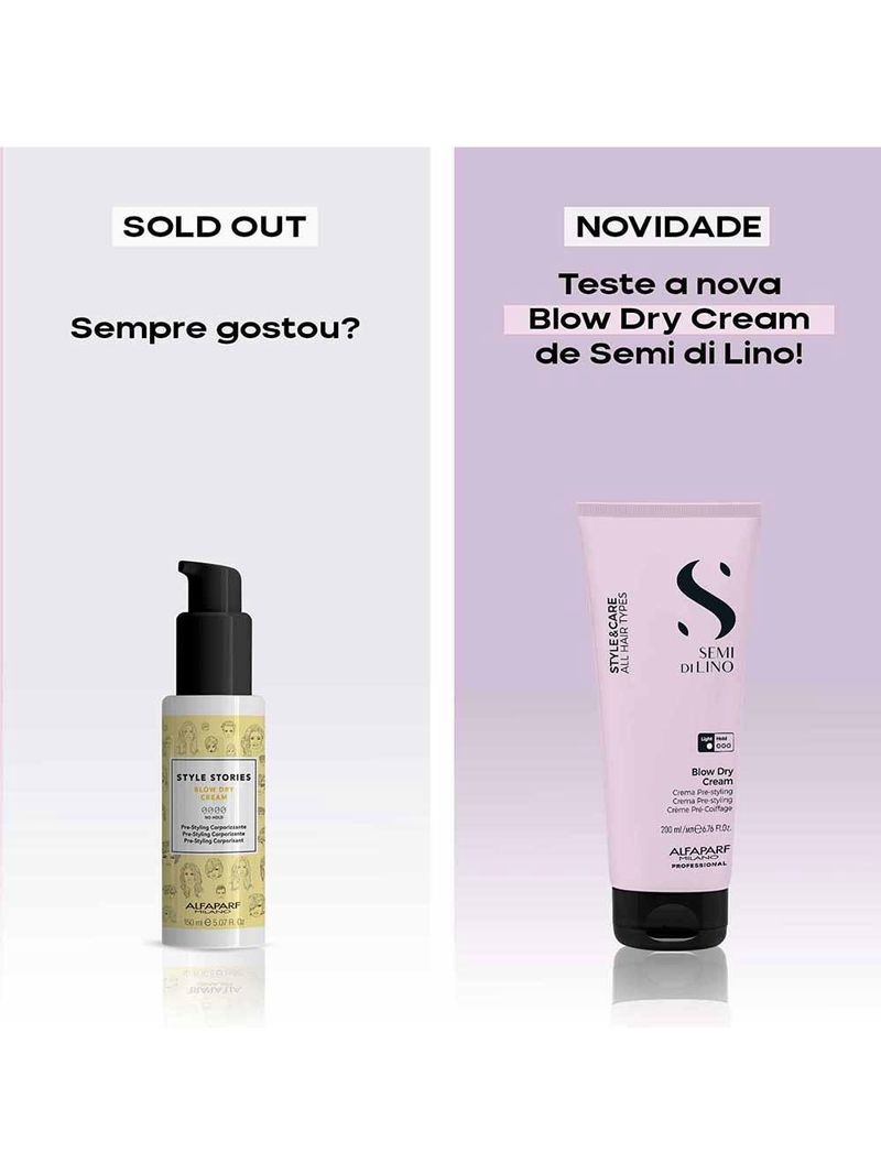 Alfaparf milano semi di lino style&care blow creme modelador