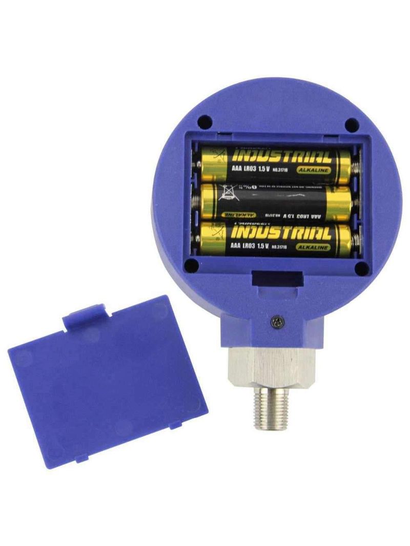 Manômetro Digital Baixa Pressão 0 a 500psi Pilha Alcalina AAA (1,5v) Elitech