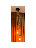 Luminária Suspensa Vintage Luzes Suspensas Rústicas Soquete De Teto Para Viver Luminária Rústica