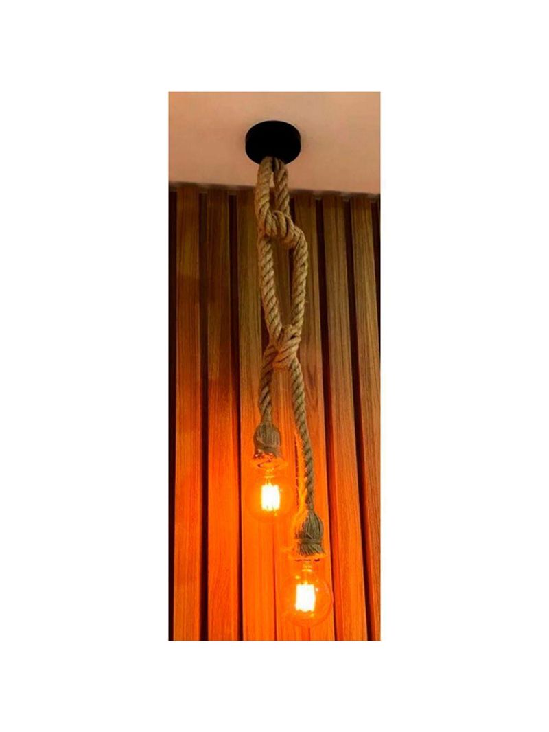 Luminária Suspensa Vintage Luzes Suspensas Rústicas Soquete De Teto Para Viver Luminária Rústica