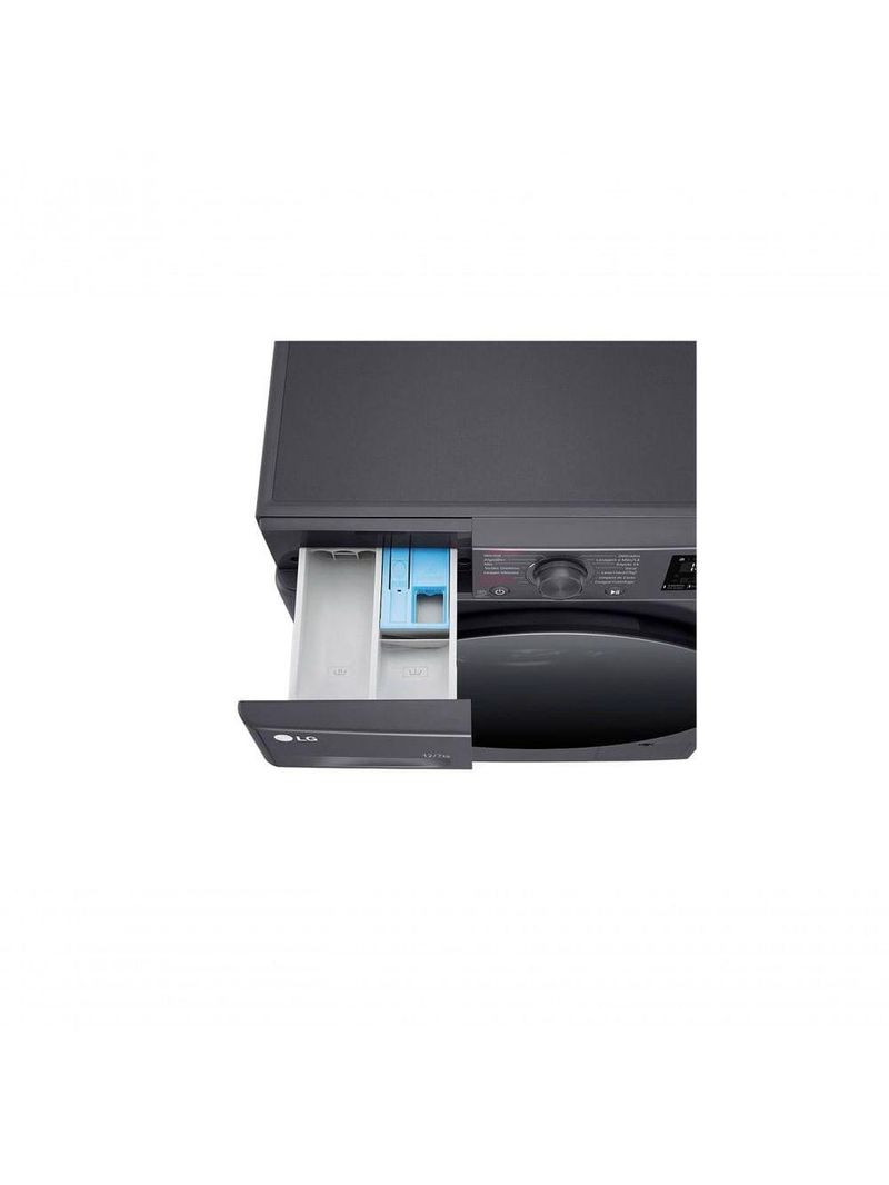 Lava e Seca Smart LG VC5 12kg Titanium Com Inteligência Artificial AIDD CV3012MC5A 220V