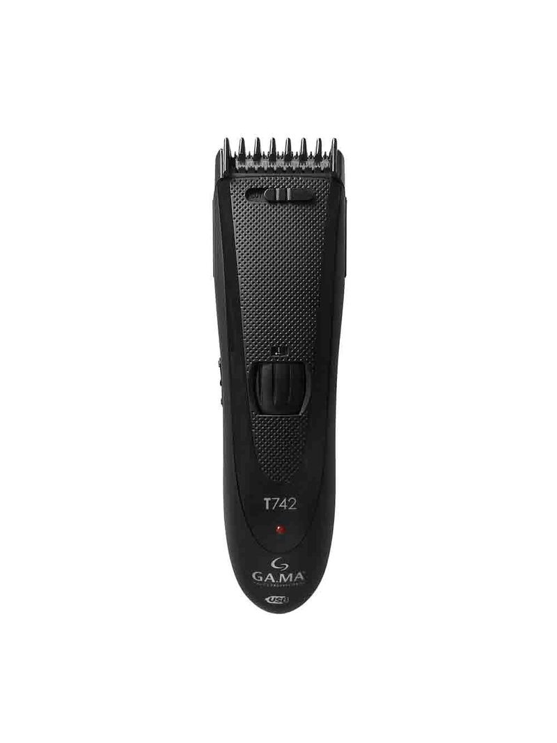 Máquina de corte t742 black titanium usb bivolt