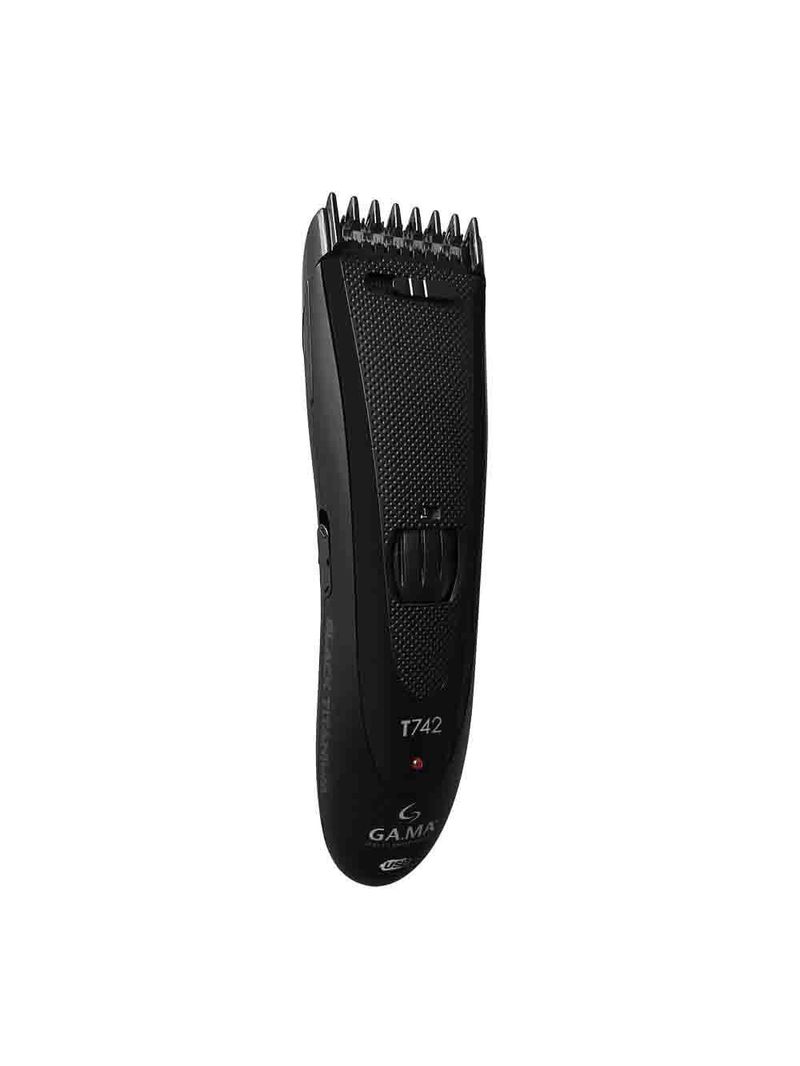 Máquina de corte t742 black titanium usb bivolt