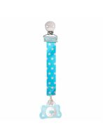 Prendedor de chupeta fashion clip azul - chicco