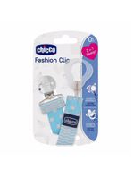 Prendedor de chupeta fashion clip azul - chicco