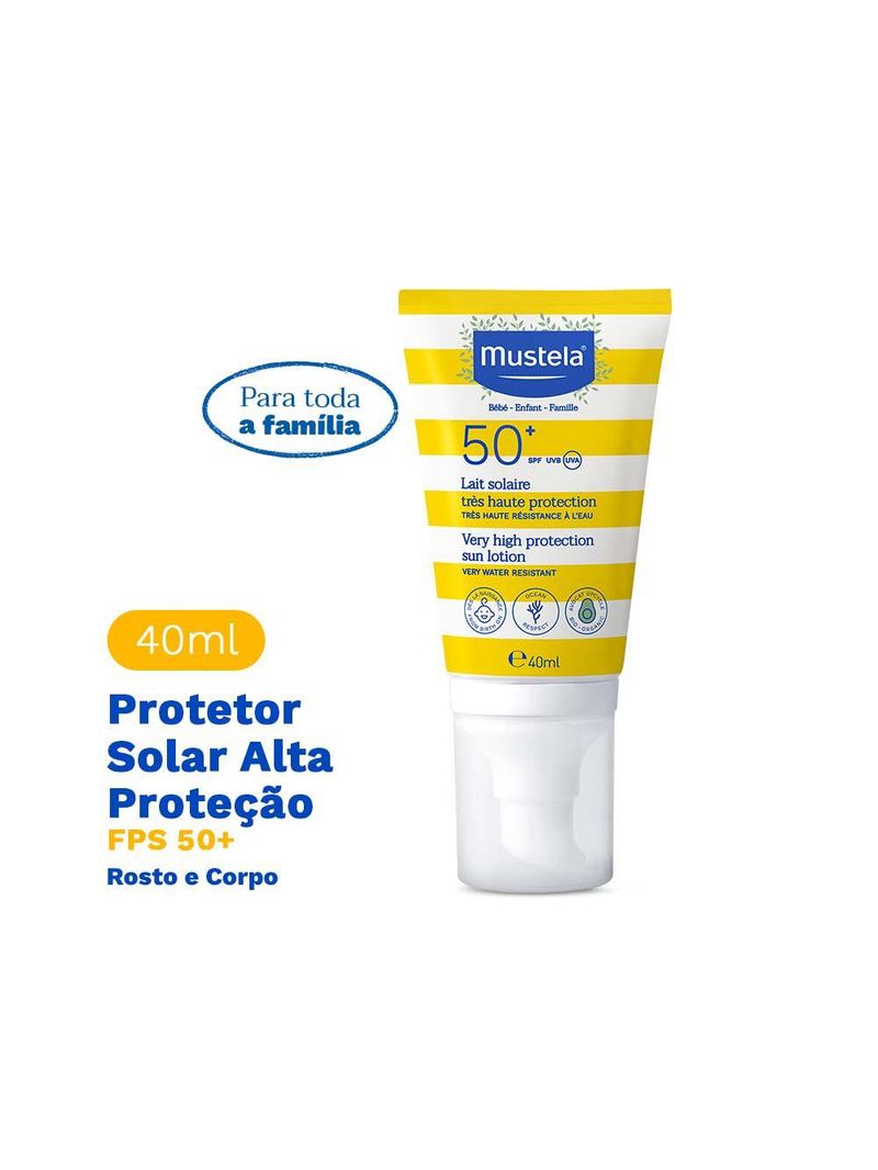 Protetor solar facial infantil mustela