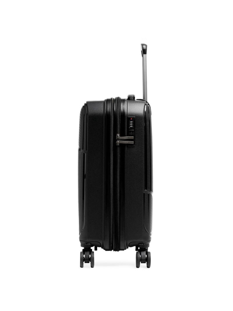 Mala de Viagem Pequena 10 Kg Polipropileno 4 Rodas Seul Preta