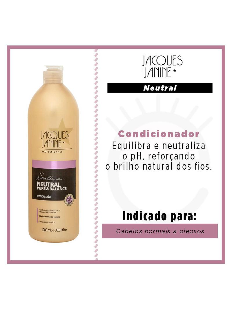 Jacques janine neutral pure & balance - condicionador