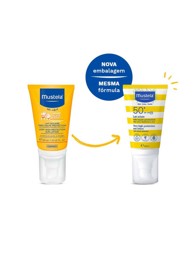 Protetor solar facial infantil mustela