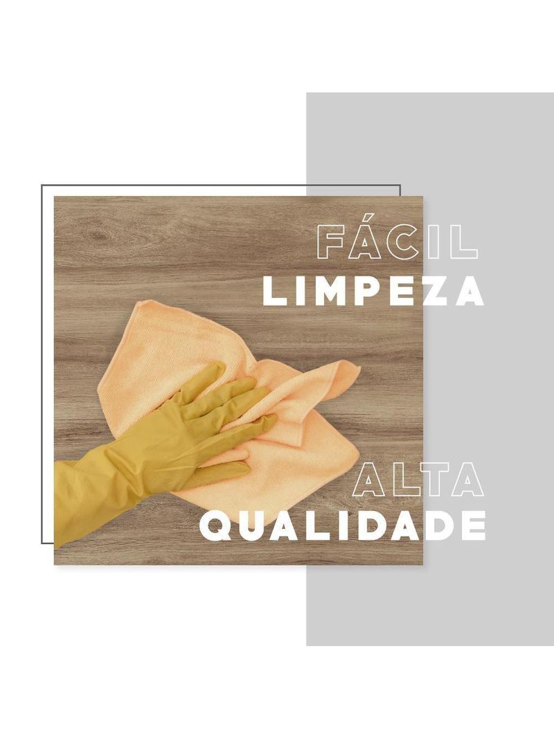 Armário Cozinha Completa Arizona Plus Carvalho Com Branco Carraro