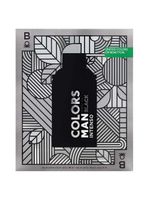 Coffret united colors man black intenso benetton kit - perfume masculino edp + travel size