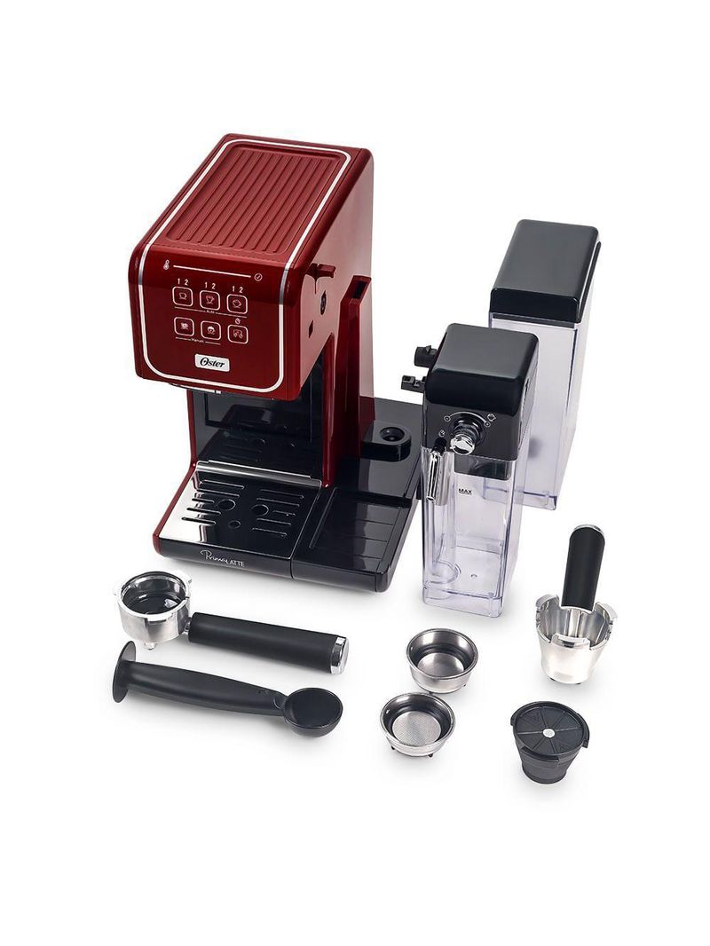 Cafeteira Espresso Oster Primalatte Touch Red 220V
