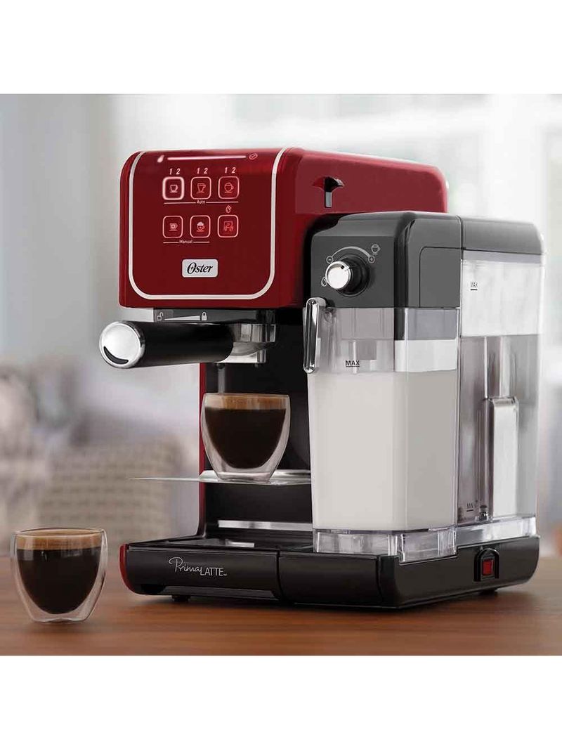 Cafeteira Espresso Oster Primalatte Touch Red 220V