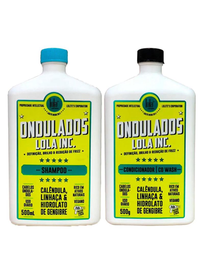 Kit ondulados lola cosmetics - shampoo + condicionador