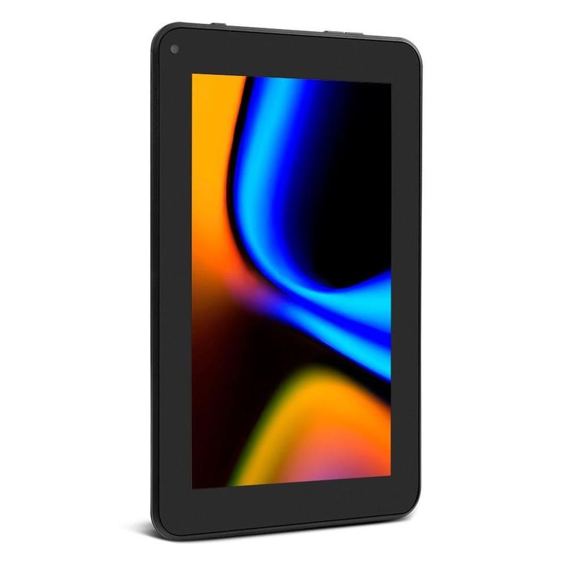 Tablet multi m7 com processador quad core, 4gb de ram, 64gb, wi-fi, tela de 7" e android 13 (go edition) - preto