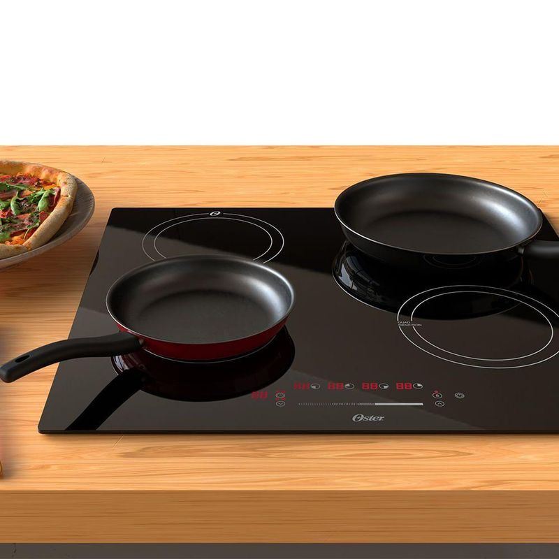 Cooktop De Indução 4 Bocas Oster Touch Screen 220V