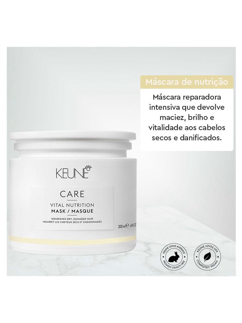 Keune vital nutrition máscara de reparação