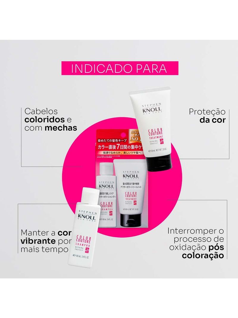 Stephen knoll color couture kit - shampoo + máscara de tratamento
