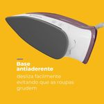 Ferro A Seco Cadence Roxo - 110V