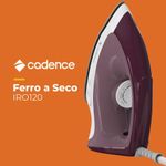 Ferro A Seco Cadence Roxo - 110V