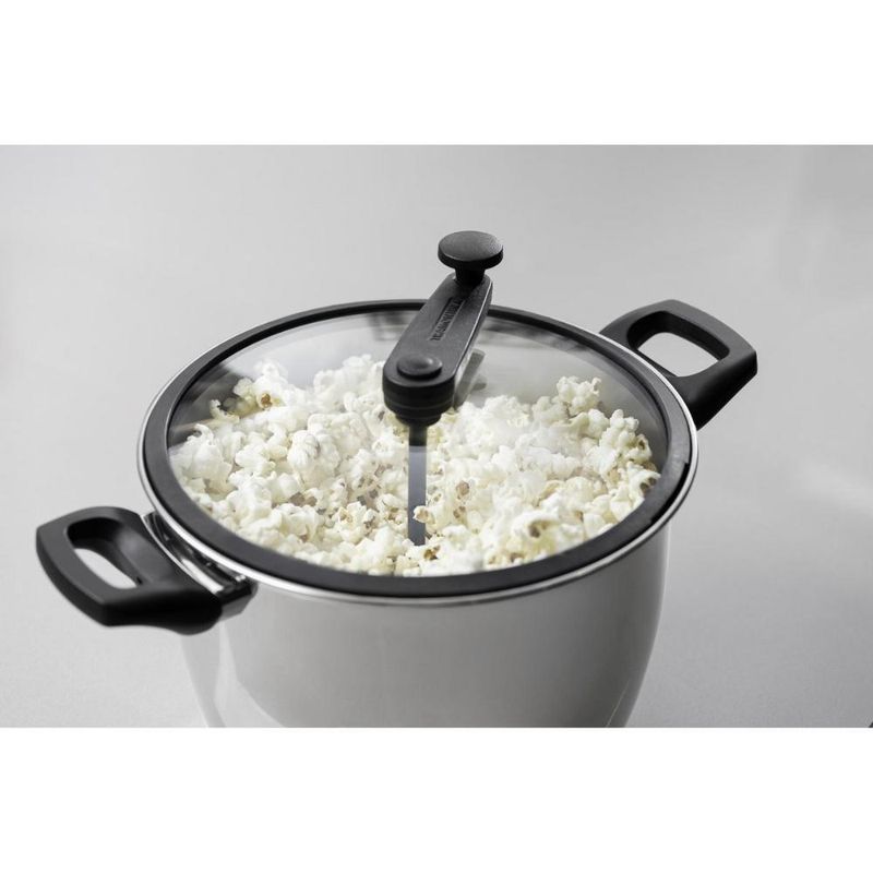 Pipoqueira aço inox fundo triplo indução allegra tramontina