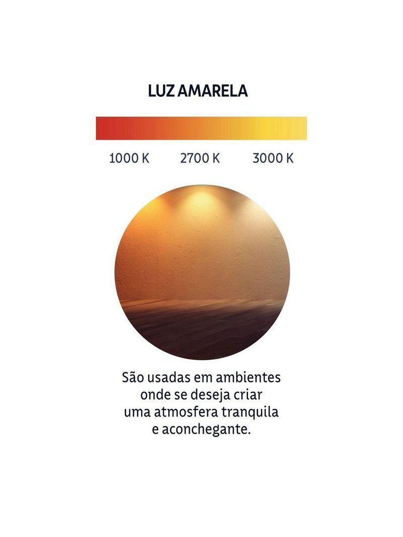 Spot Led Tramontina Redondo 3 W 3000 K Luz Amarela Tramontina